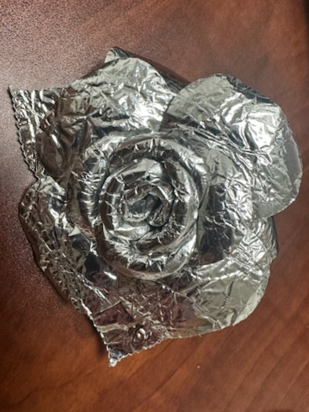 Vintage Chanel Metallic Silver Brooch